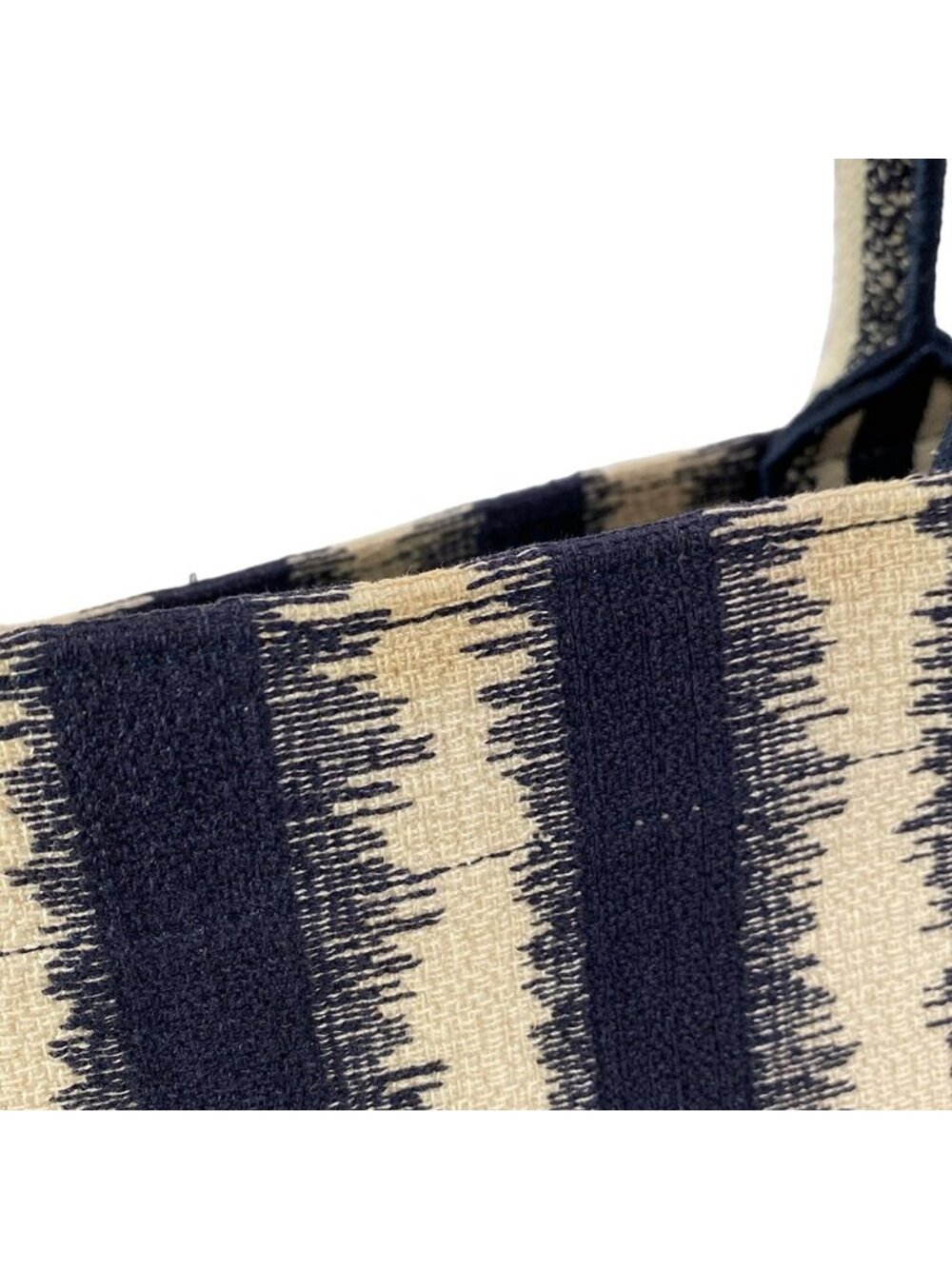 ★SOLD★ Dior Tote Book Vintage Small Navy White - Picture 12 of 15